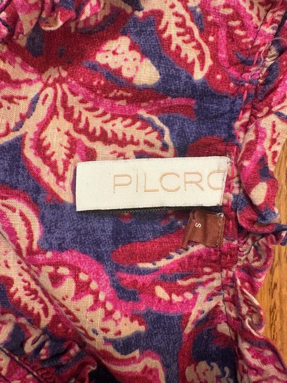 Anthropologie Pilcro Lucille Floral Peasant Blouse - Picture 6 of 11